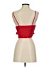 Shein 100% Polyester Red Sleeveless Blouse Size 4 - photo 2