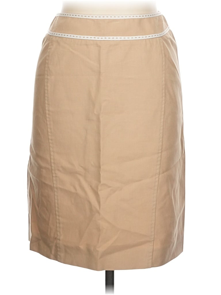 Pre-owned Agnona Formal Skirt In Tan