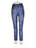 Bally Total Fitness Print Blue Active Pants Size L - photo 1