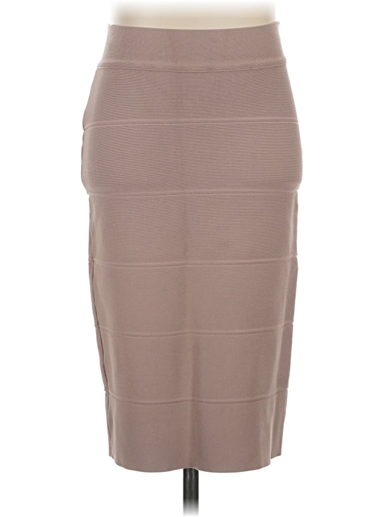 Pre-owned Bcbgmaxazria Formal Skirt In Tan