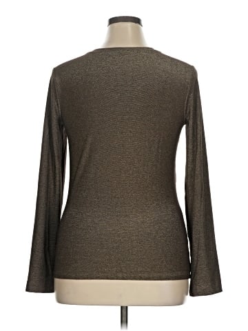 Three Dots Long Sleeve Top (view 2)