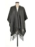 Echo 100% Acrylic Gray Poncho One size - photo 1
