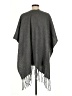 Echo 100% Acrylic Gray Poncho One size - photo 2