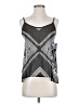 Old Navy 100% Polyester Gray Sleeveless Blouse Size XS - photo 1