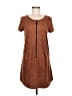 A. Byer Brown Casual Dress Size M - photo 1