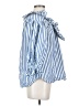 Mille 100% Cotton Blue 3/4 Sleeve Blouse Size S - photo 4