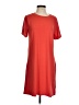 Assorted Brands Solid Red Casual Dress Size S - photo 1