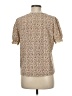 Shein Tan Short Sleeve Blouse Size M - photo 2