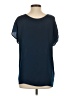 Assorted Brands 100% Polyester Blue Short Sleeve Blouse Size S (estimated) - photo 2