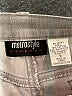 Metrostyle Chevron-herringbone Gray Jeans Size 6 - photo 7