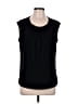 Kasper Black Sleeveless Blouse Size L - photo 1