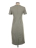 Deco Solid Gray Casual Dress Size S - photo 2