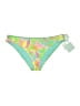 Blue Tropical Green Swimsuit Bottoms Size XL - photo 1