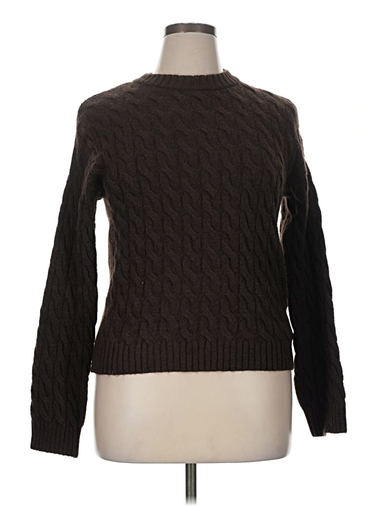 H&m Pullover Sweater In Brown