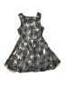 Beautees Metallic Silver Dress Size 8 - photo 2