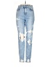 American Eagle Outfitters Hearts Blue Jeans Size 0 Reg - photo 1