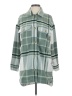 Banana Republic Plaid Green Coat Size XS - photo 1