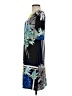 Eliza J Print Blue Casual Dress Size 4 - photo 5