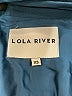 Lola River Blue Long Sleeve Blouse Size XS - photo 7
