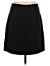 Ann Taylor LOFT Solid Black Casual Skirt Size 4 - photo 2