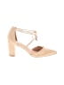 Allegra K Ivory Tan Heels Size 8 1/2 - photo 1