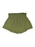 Shein 100% Polyester Solid Green Shorts Size 4 - photo 2