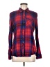 Gap Plaid Red Long Sleeve Button-Down Shirt Size M - photo 1