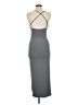 Shein Solid Gray Casual Dress Size M - photo 2