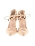 Allegra K Ivory Tan Heels Size 8 1/2 - photo 2
