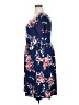 Unbranded Floral Blue Casual Dress Size XXL - photo 5