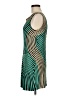 Obstinee 100% Polyester Graphic Teal Cocktail Dress Size 6 - photo 5