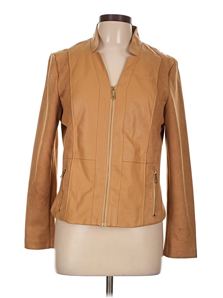 Pre-owned Kenneth Cole New York Jacket In Tan
