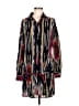Thakoon 100% Polyester Burgundy Black Casual Dress Size 10 - photo 1