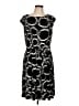 Alfani Graphic Black Casual Dress Size L - photo 1