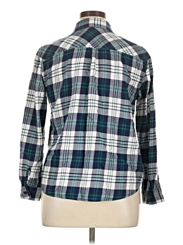 Faded Glory Long Sleeve Button-Down Shirt (view 2)
