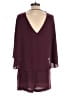 BCBGMAXAZRIA 100% Polyester Solid Burgundy Romper Size S - photo 2