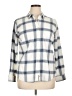 Weatherproof Plaid Ivory Long Sleeve Button-Down Shirt Size XL - photo 1