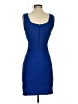 Ruby Rox Color Block Blue Cocktail Dress Size S - photo 2