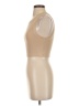 Zara Tan Sleeveless T-Shirt Size S - photo 5