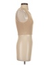 Zara Tan Sleeveless T-Shirt Size S - photo 4