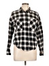 Forever 21 Plaid Black Long Sleeve Button-Down Shirt Size L - photo 1