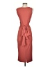 Shein Solid Orange Cocktail Dress Size 4 - photo 2