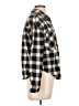 Forever 21 Plaid Black Long Sleeve Button-Down Shirt Size L - photo 4