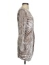 Emerald Sundae Metallic Silver Cocktail Dress Size S - photo 4
