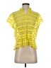 Weston Yellow Short Sleeve Blouse Size S - photo 1