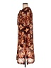 Tory Burch Print Brown Cocktail Dress Size 6 - photo 5