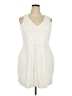 Fabletics Solid Ivory Casual Dress Size XXL (estimated) - photo 1