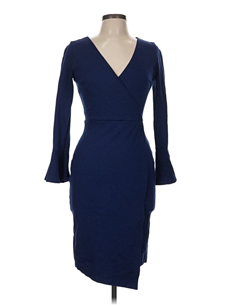 Pre-owned Just Me Cocktail Dress In Blue