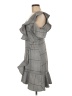 JOA Plaid Gray Cocktail Dress Size M - photo 5