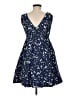 Zara Basic Print Blue Casual Dress Size M - photo 2